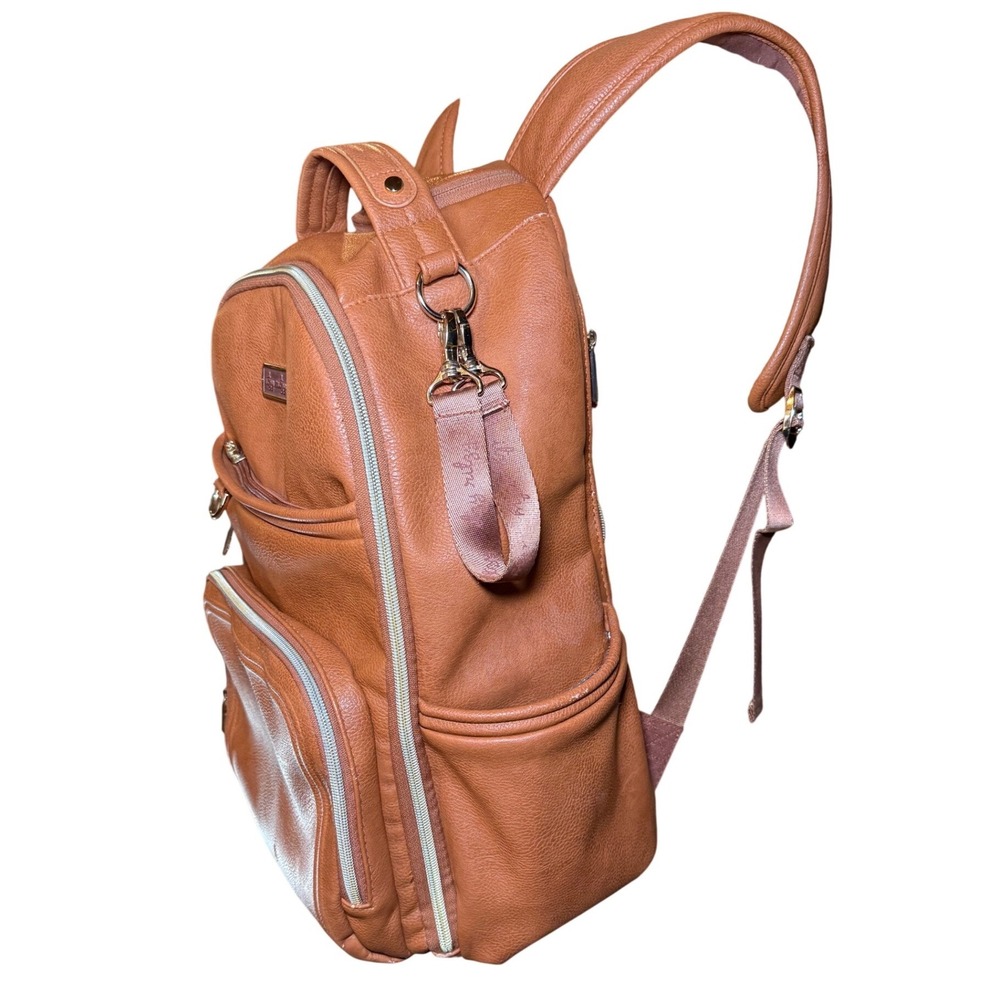 Itzy Ritzy Tan Convertible Diaper Backpack - Picture 8 of 16
